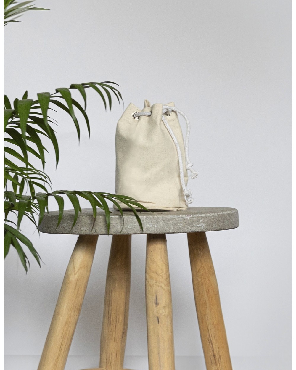 Tassen & Zakken HALINK Canvas Marble Bag voor bedrukking &amp; borduring