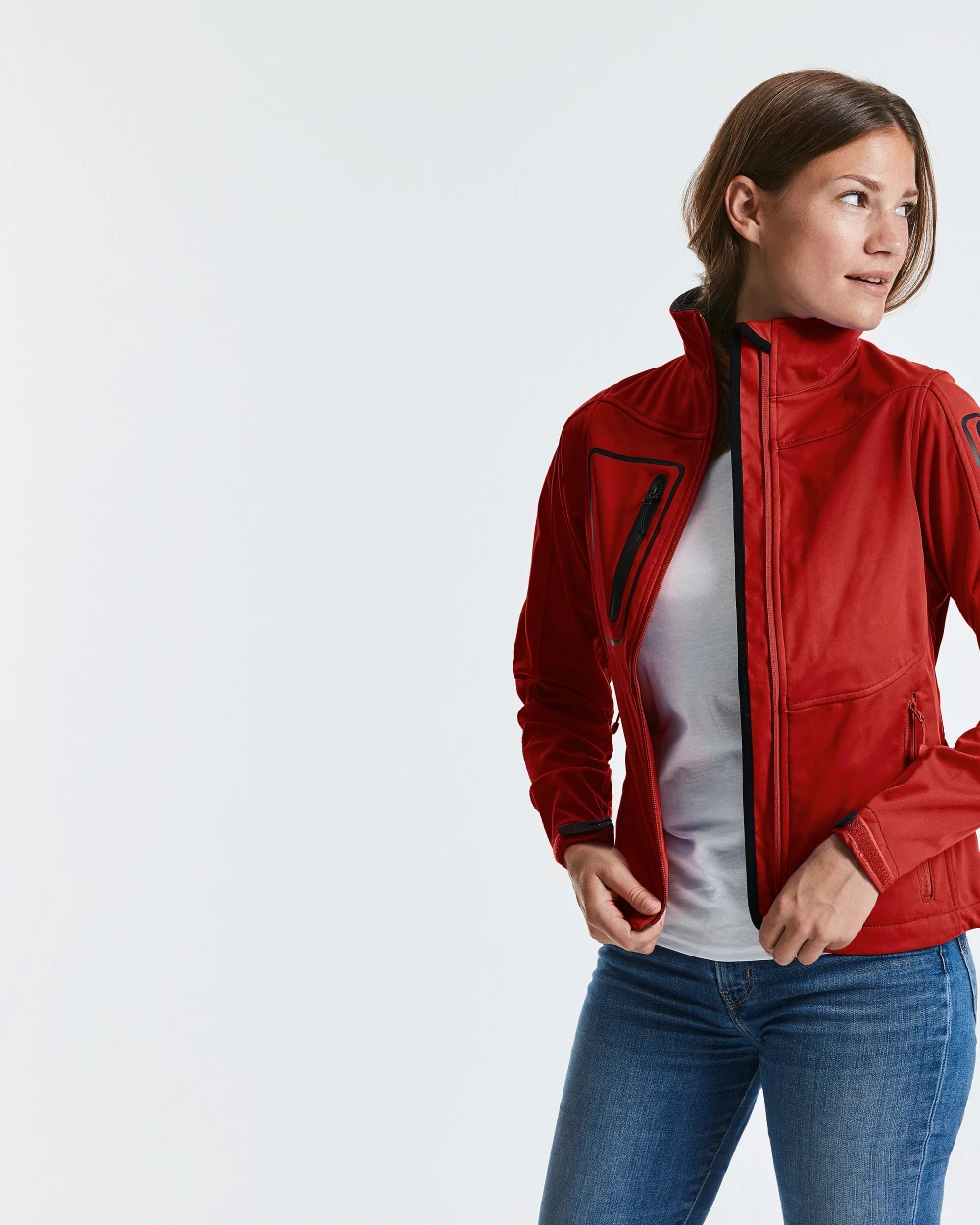 Softshells RUSSELL Ladies' Sportshell 5000 Jacket voor bedrukking &amp; borduring