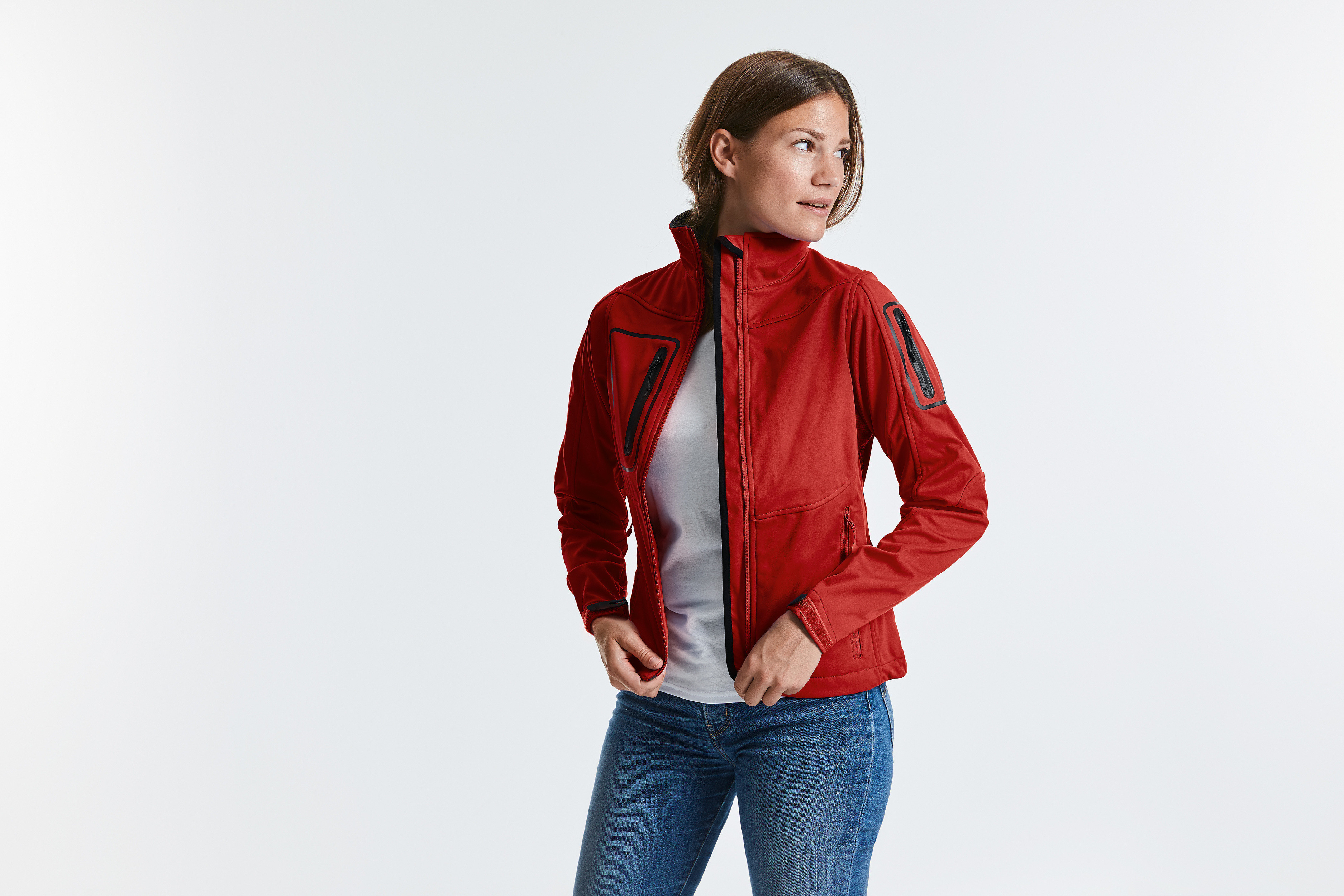 Softshells RUSSELL Ladies' Sportshell 5000 Jacket voor bedrukking &amp; borduring
