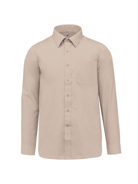 KARIBAN Chemise popeline polycoton entretien facile homme /api/colors/a97c0345-672e-42f2-9afe-b1145dea3541 personnalisable