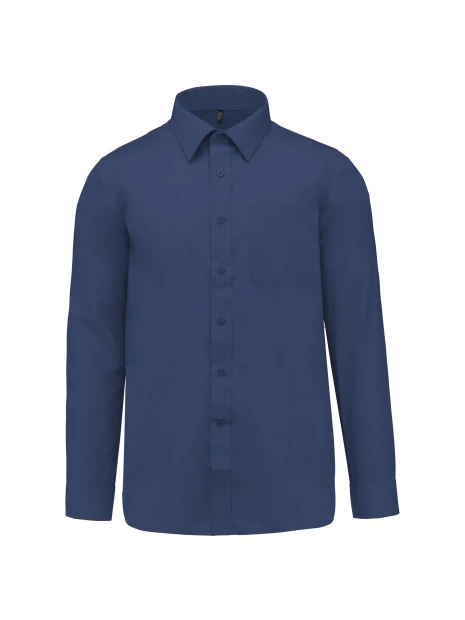 KARIBAN Chemise popeline polycoton entretien facile homme /api/colors/ad672b31-05a4-4a7a-979a-b5fc02595a56 personnalisable