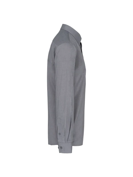 KARIBAN Chemise popeline polycoton entretien facile homme /api/colors/4aec04d1-687e-4c17-9275-2f36ebc782ac personnalisable
