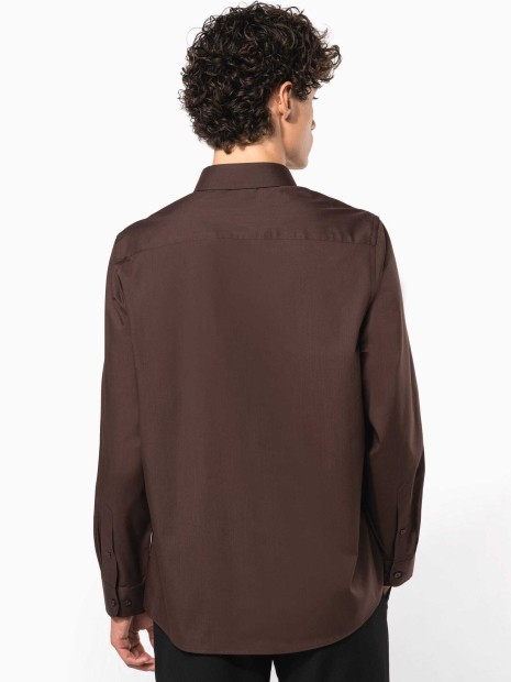 Chemises à personnaliser KARIBAN Chemise popeline polycoton entretien facile homme 