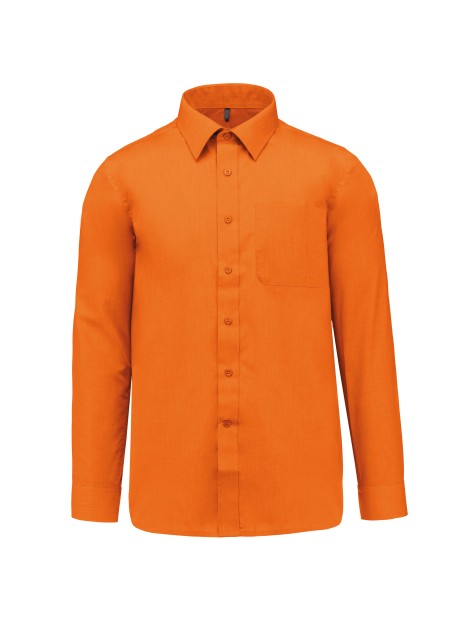 KARIBAN Chemise popeline polycoton entretien facile homme /api/colors/d51260d5-b263-4200-988d-ee19f414959e personnalisable