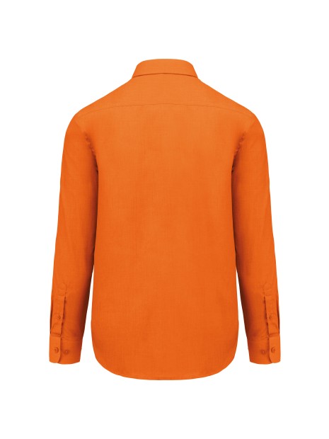 KARIBAN Chemise popeline polycoton entretien facile homme /api/colors/d51260d5-b263-4200-988d-ee19f414959e personnalisable