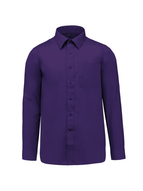 KARIBAN Chemise popeline polycoton entretien facile homme /api/colors/f28ecd26-255e-4b18-a29c-08c2af1111d3 personnalisable