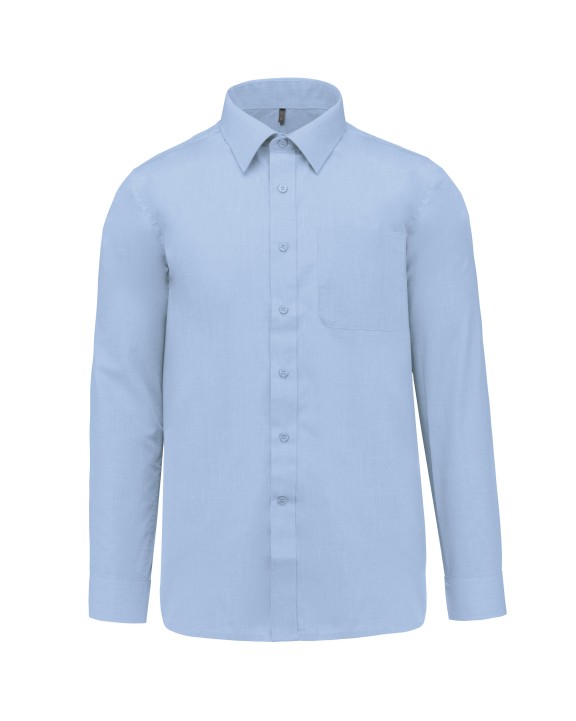 Chemises personnalisable KARIBAN Chemise popeline polycoton entretien facile homme