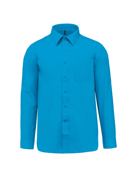 KARIBAN Chemise popeline polycoton entretien facile homme /api/colors/e40de318-302c-4c66-b949-5dcddefdc482 personnalisable