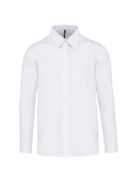 KARIBAN Chemise popeline polycoton entretien facile homme /api/colors/7a92cd2d-10d2-40b4-928b-296bb7487506 personnalisable