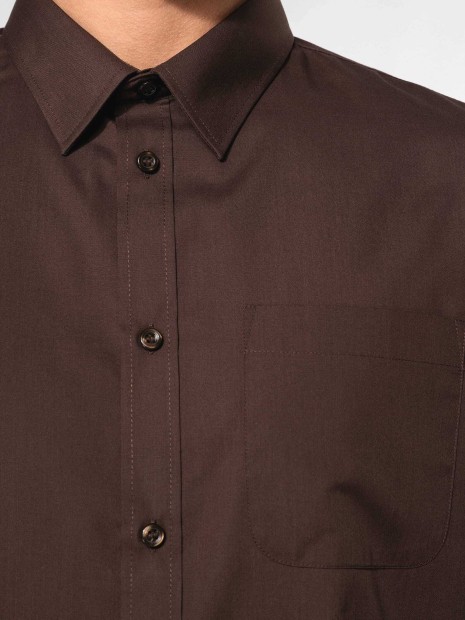 Chemises à personnaliser KARIBAN Chemise popeline polycoton entretien facile homme 