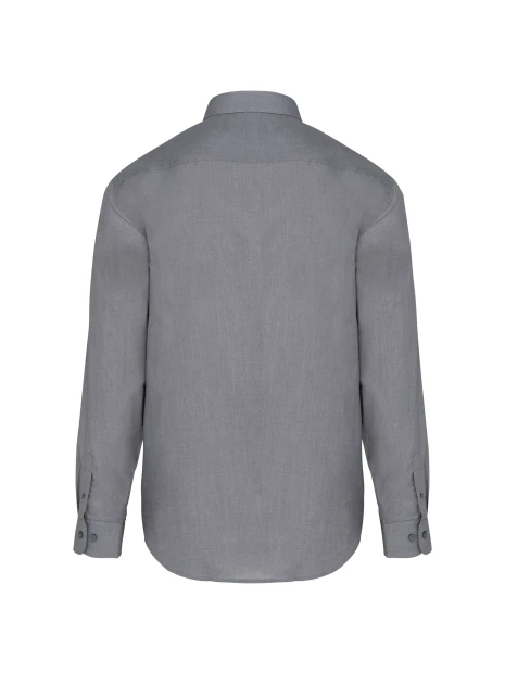 KARIBAN Chemise popeline polycoton entretien facile homme /api/colors/4aec04d1-687e-4c17-9275-2f36ebc782ac personnalisable