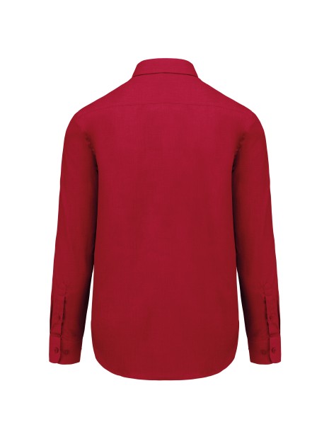 KARIBAN Chemise popeline polycoton entretien facile homme /api/colors/f7def30f-cf00-4a4e-8048-9f030f6d3017 personnalisable