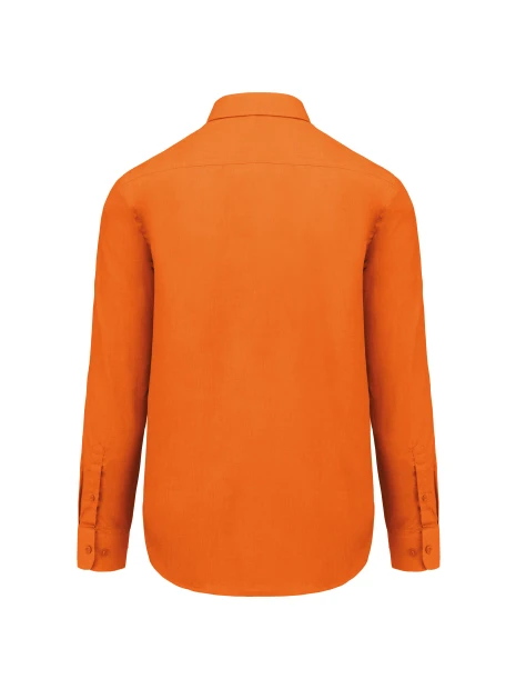 KARIBAN Chemise popeline polycoton entretien facile homme /api/colors/d51260d5-b263-4200-988d-ee19f414959e personnalisable