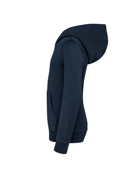 KARIBAN Sweat-shirt à capuche contrastée à motifs enfant unisexe /api/colors/384ae616-e794-4b57-9745-9c9b9832180d personnalisable