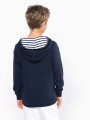 Sweat-shirts à personnaliser KARIBAN Sweat-shirt à capuche contrastée à motifs enfant unisexe 