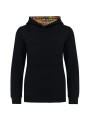 KARIBAN Sweat-shirt à capuche contrastée à motifs enfant unisexe /api/colors/0291ef9c-37ab-4213-b270-ce31a8596016 personnalisable