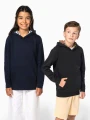 Sweat-shirts à personnaliser KARIBAN Sweat-shirt à capuche contrastée à motifs enfant unisexe 