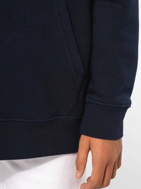 Sweat-shirts à personnaliser KARIBAN Sweat-shirt à capuche contrastée à motifs enfant unisexe 