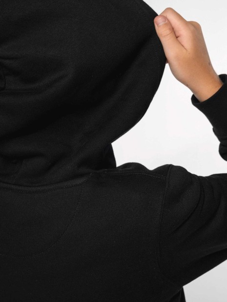 Sweat-shirts à personnaliser KARIBAN Sweat-shirt à capuche contrastée à motifs enfant unisexe 