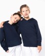 Sweaters & hoodies KARIBAN Unisex kindersweater met contrasterende capuchon met motief voor bedrukking &amp; borduring