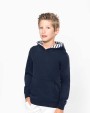 Sweat-shirts personnalisable KARIBAN Sweat-shirt à capuche contrastée à motifs enfant unisexe