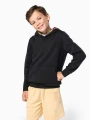 Sweat-shirts à personnaliser KARIBAN Sweat-shirt à capuche contrastée à motifs enfant unisexe 