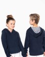 Sweaters & hoodies KARIBAN Unisex kindersweater met contrasterende capuchon met motief voor bedrukking &amp; borduring