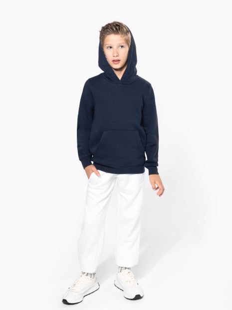 Sweat-shirts à personnaliser KARIBAN Sweat-shirt à capuche contrastée à motifs enfant unisexe 