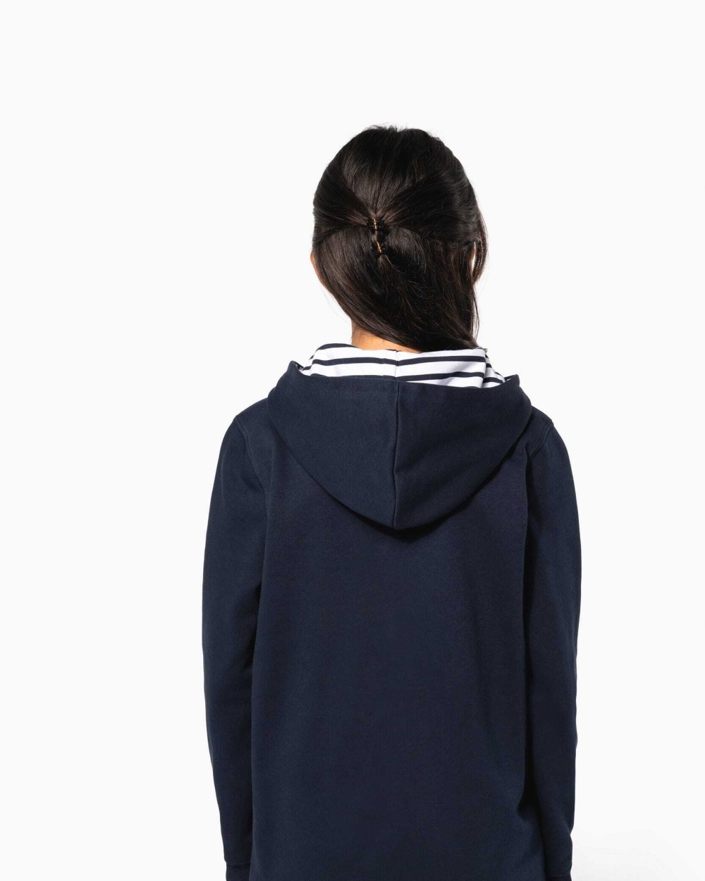 KARIBAN Kapuzensweatshirt mit kontrastfarbener Kapuze und Motiven für Kinder Sweatshirts personalisierbar