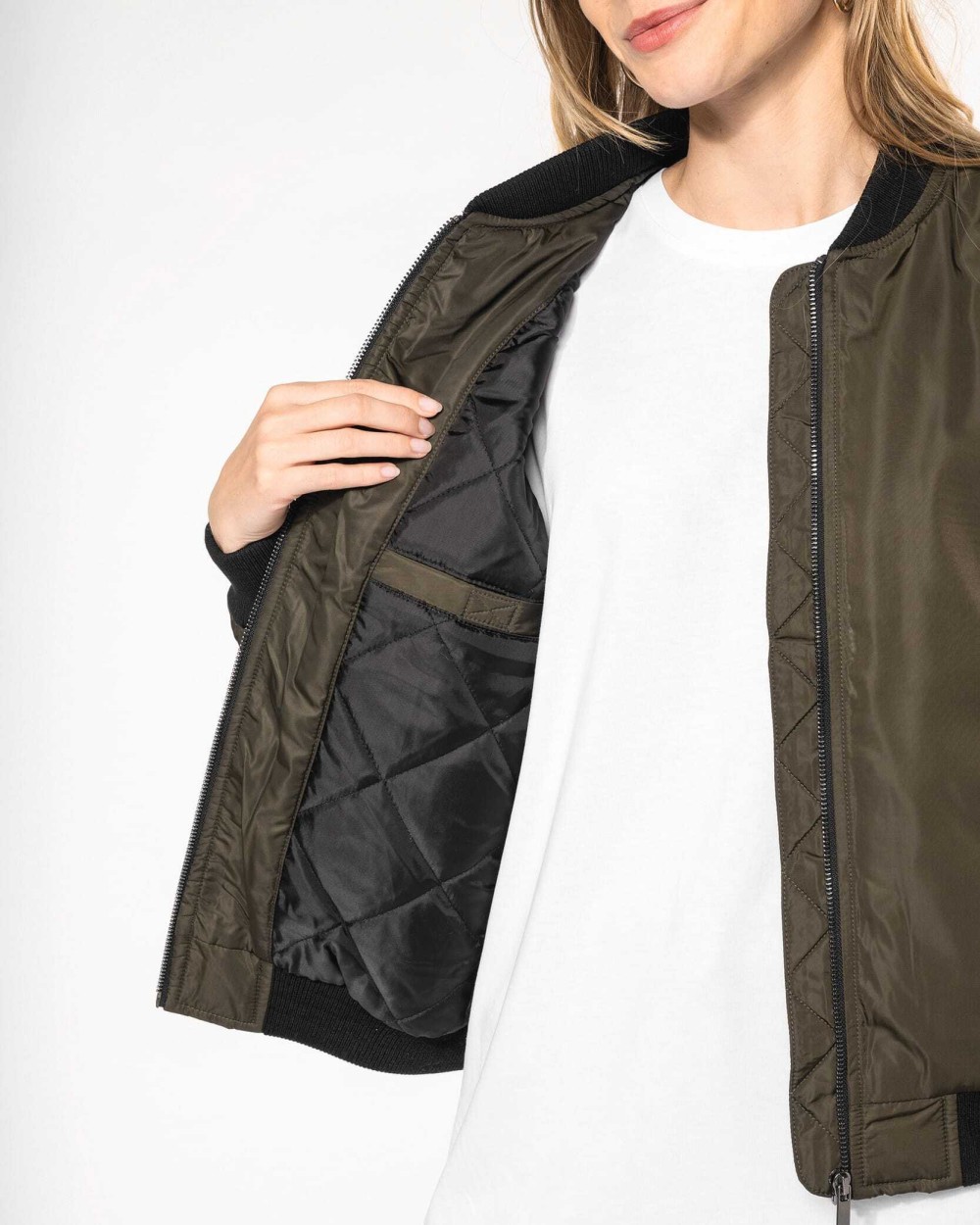 Vestes personnalisable KARIBAN Blouson bomber femme