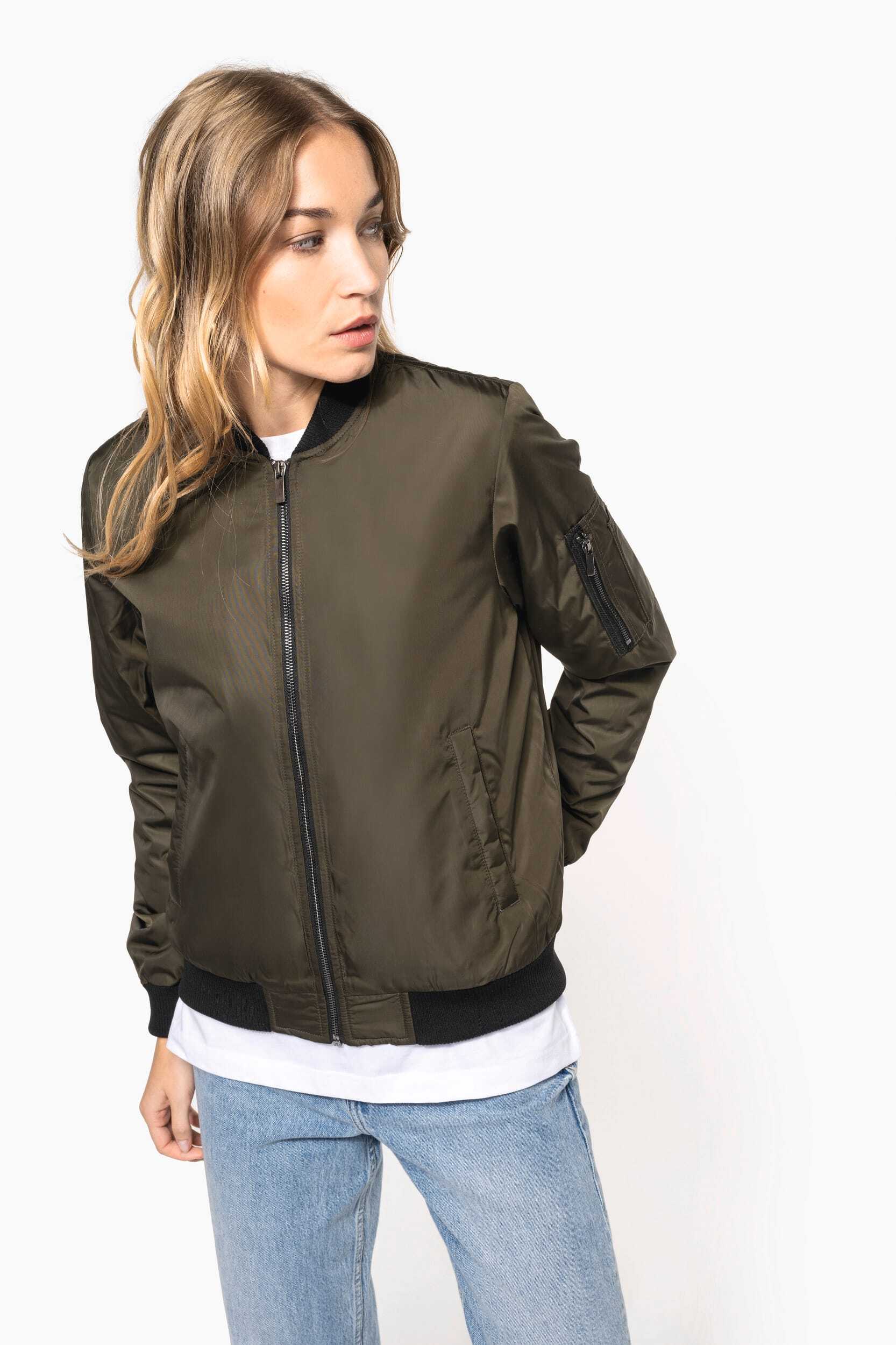 Vestes personnalisable KARIBAN Blouson bomber femme