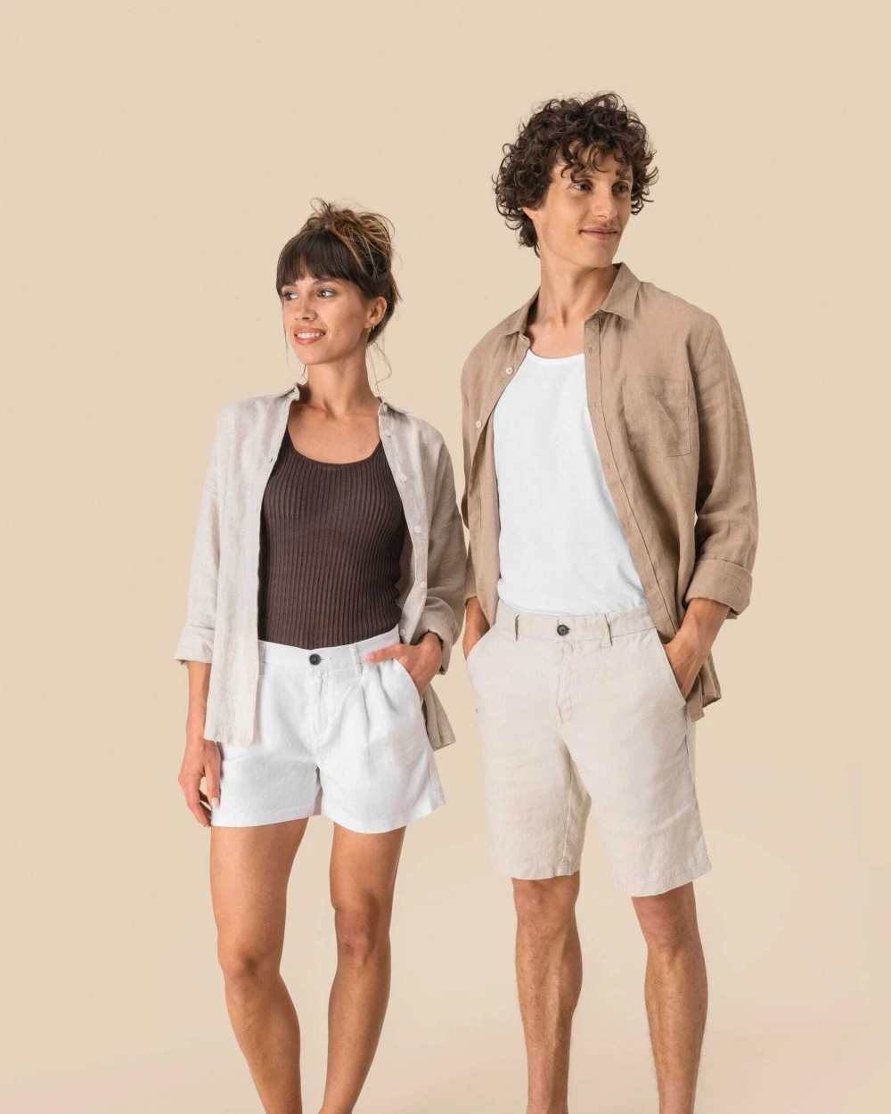 SPASSO Bermuda-Shorts aus Leinen für Herren Bermudas & Shorts personalisierbar