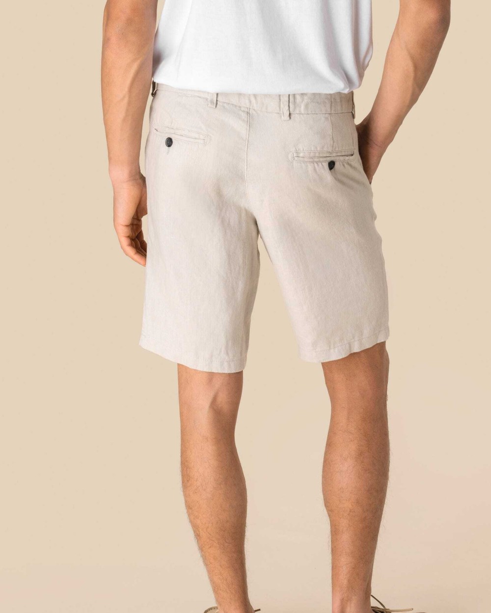 Bermuda's & Shorts SPASSO Linnen bermuda heren voor bedrukking &amp; borduring