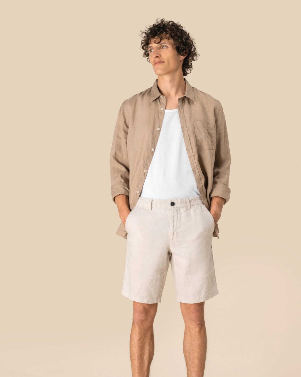 Bermudas & Shorts personnalisable SPASSO Bermuda en lin homme