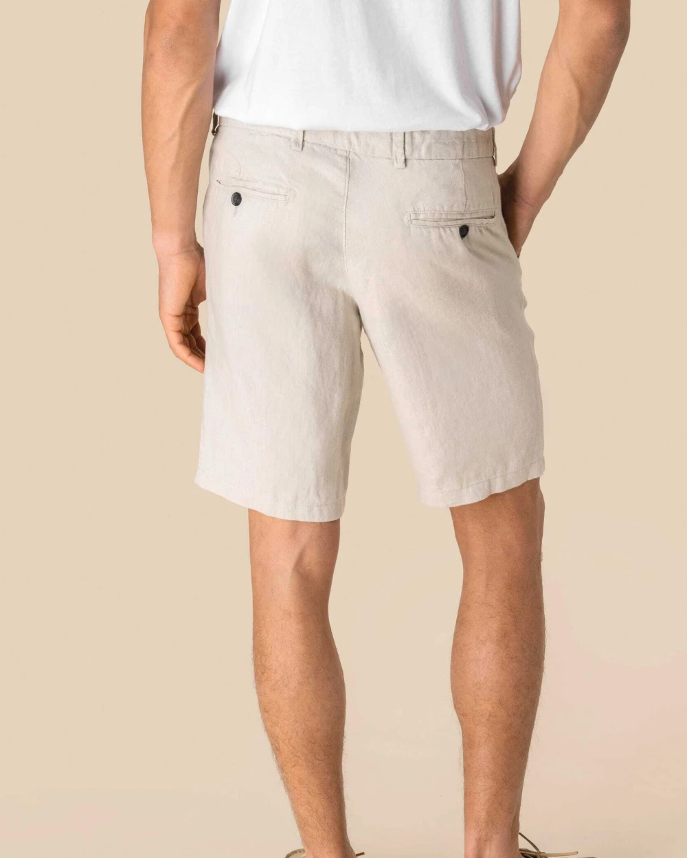 Bermuda's & Shorts SPASSO Linnen bermuda heren voor bedrukking &amp; borduring
