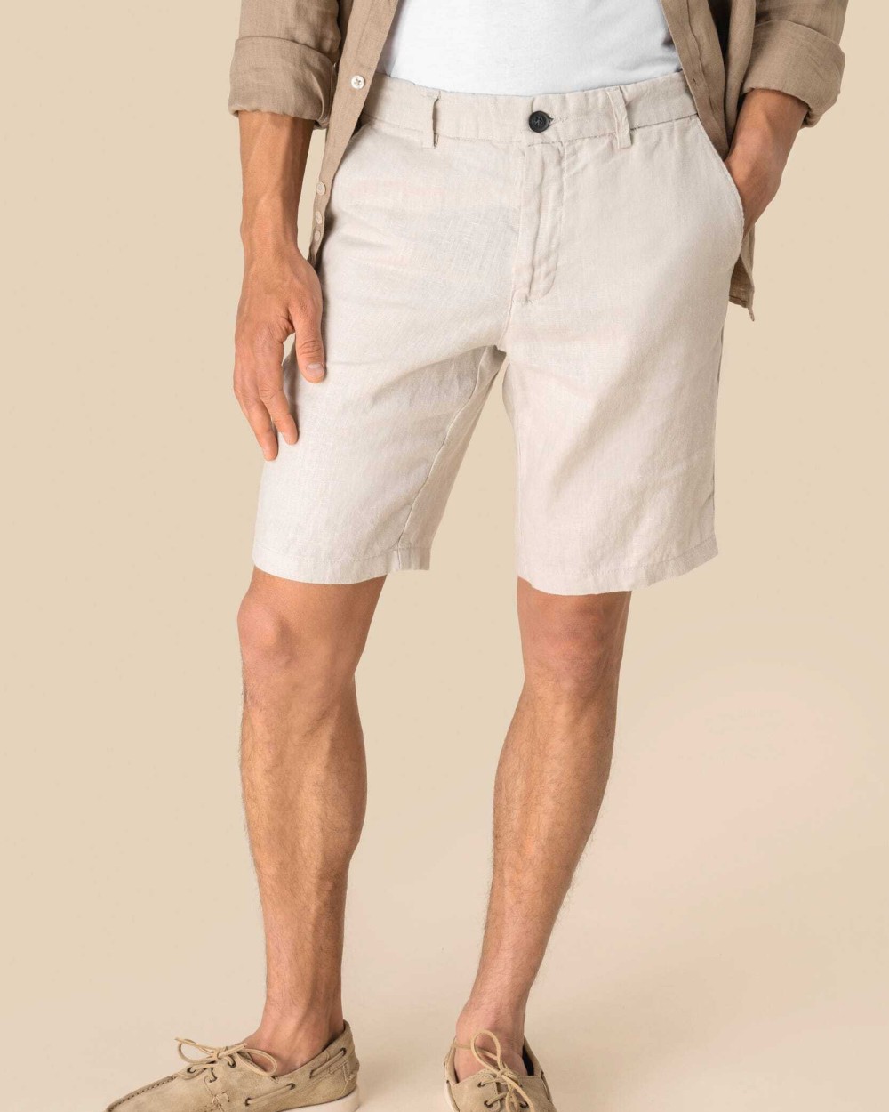 SPASSO Bermuda-Shorts aus Leinen für Herren Bermudas & Shorts personalisierbar