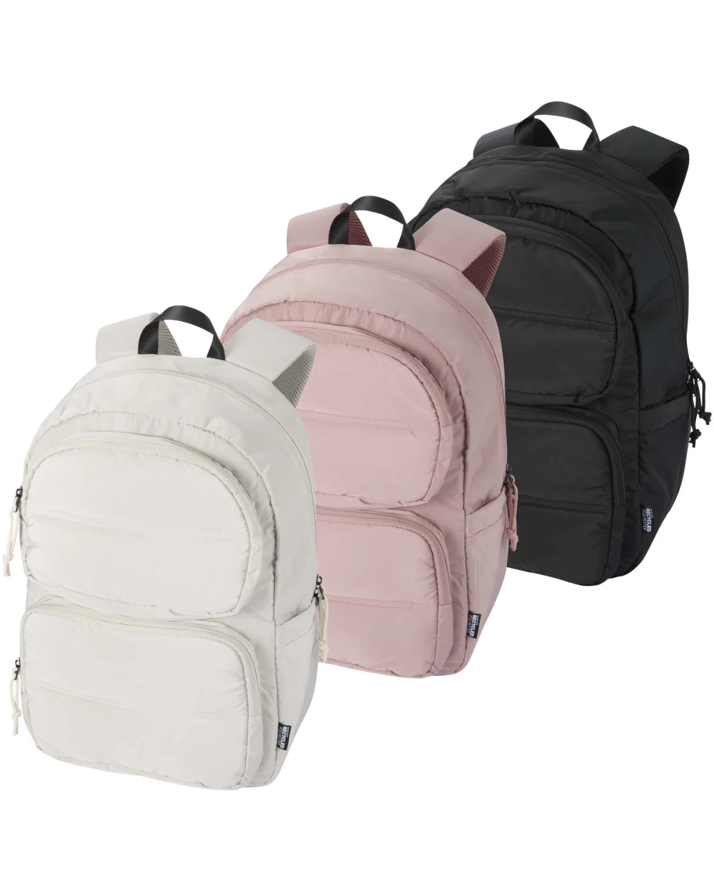Tassen & Zakken 4DO Puffer 15,6" GRS gerecycleerde laptoptas 18L voor bedrukking &amp; borduring
