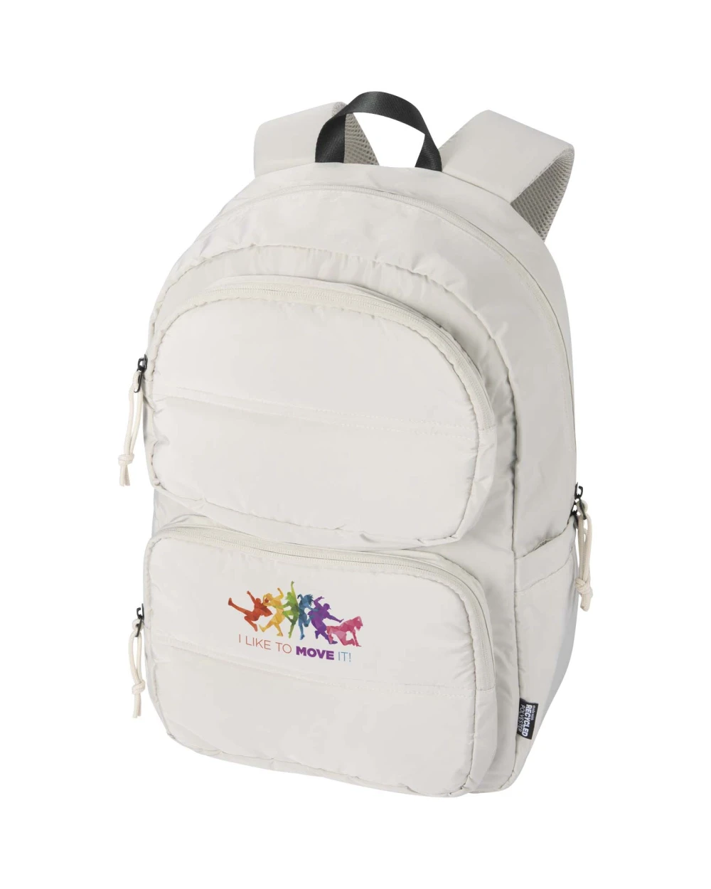 4DO Puffer 15,6" GRS recycelter Laptoprucksack 18L Taschen personalisierbar