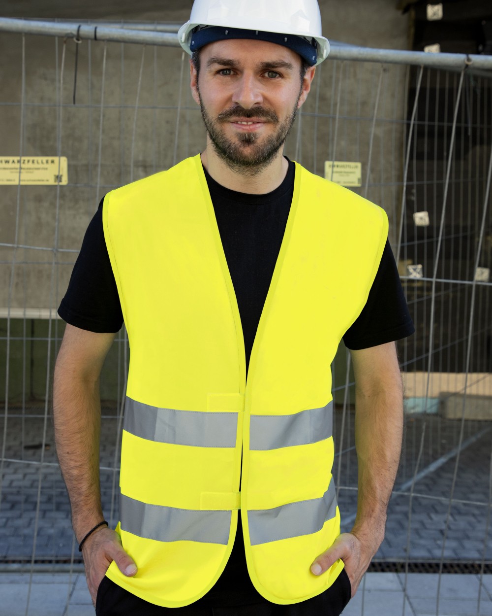 Fluo vestjes KORNTEX SAFETY VEST FOR PRINT "PASSAU" voor bedrukking &amp; borduring