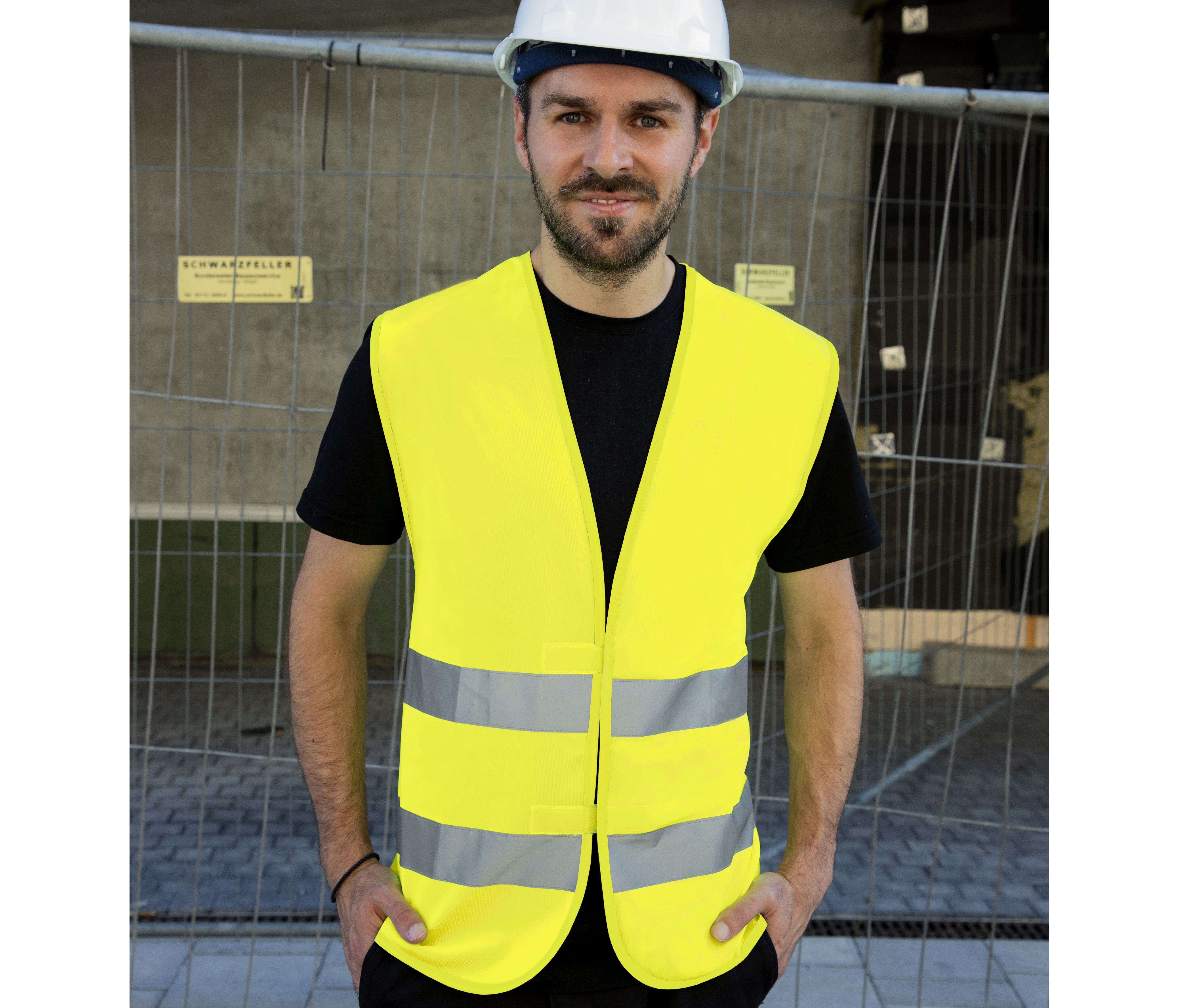 Gilets de sécurité personnalisable KORNTEX SAFETY VEST FOR PRINT "PASSAU"