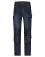 Broeken JAMES & NICHOLSON Workwear Stretch-Jeans voor bedrukking &amp; borduring