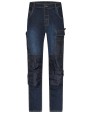 Broeken JAMES & NICHOLSON Workwear Stretch-Jeans voor bedrukking &amp; borduring