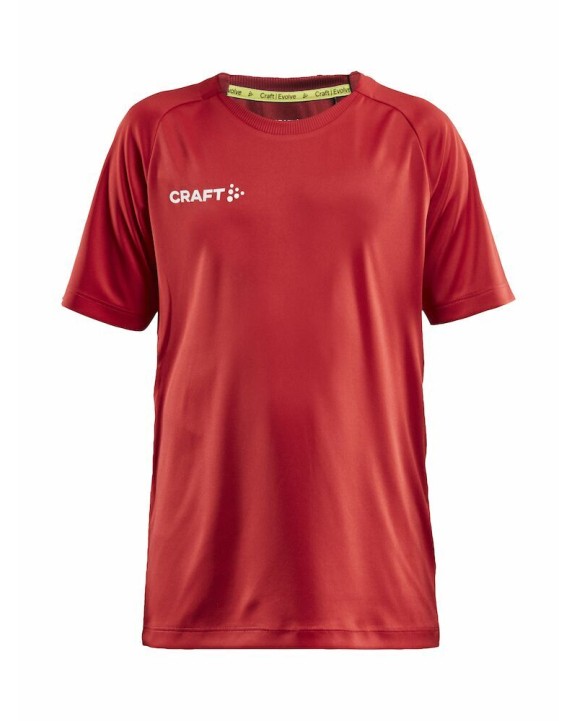 CRAFT Evolve Tee Jr T-Shirts personalisierbar