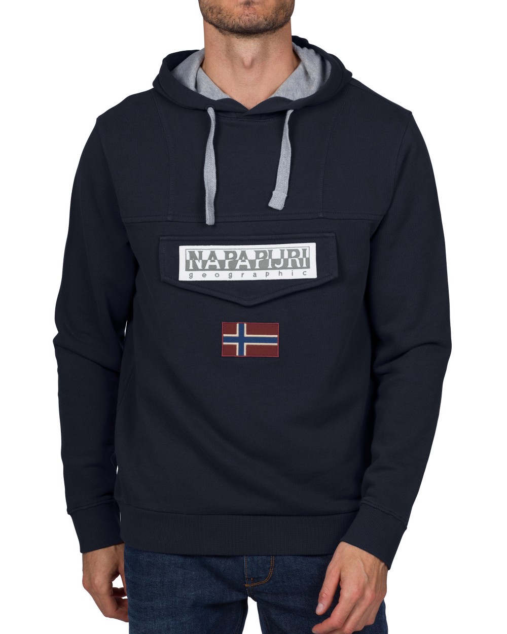 Sweaters & hoodies NAPAPIJRI Burgee SUM 3 sweater met capuchon voor bedrukking &amp; borduring