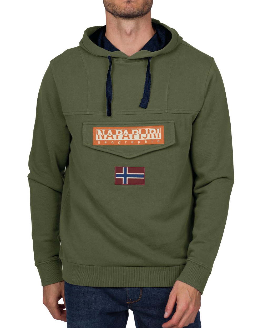 Sweaters & hoodies NAPAPIJRI Burgee SUM 3 sweater met capuchon voor bedrukking &amp; borduring