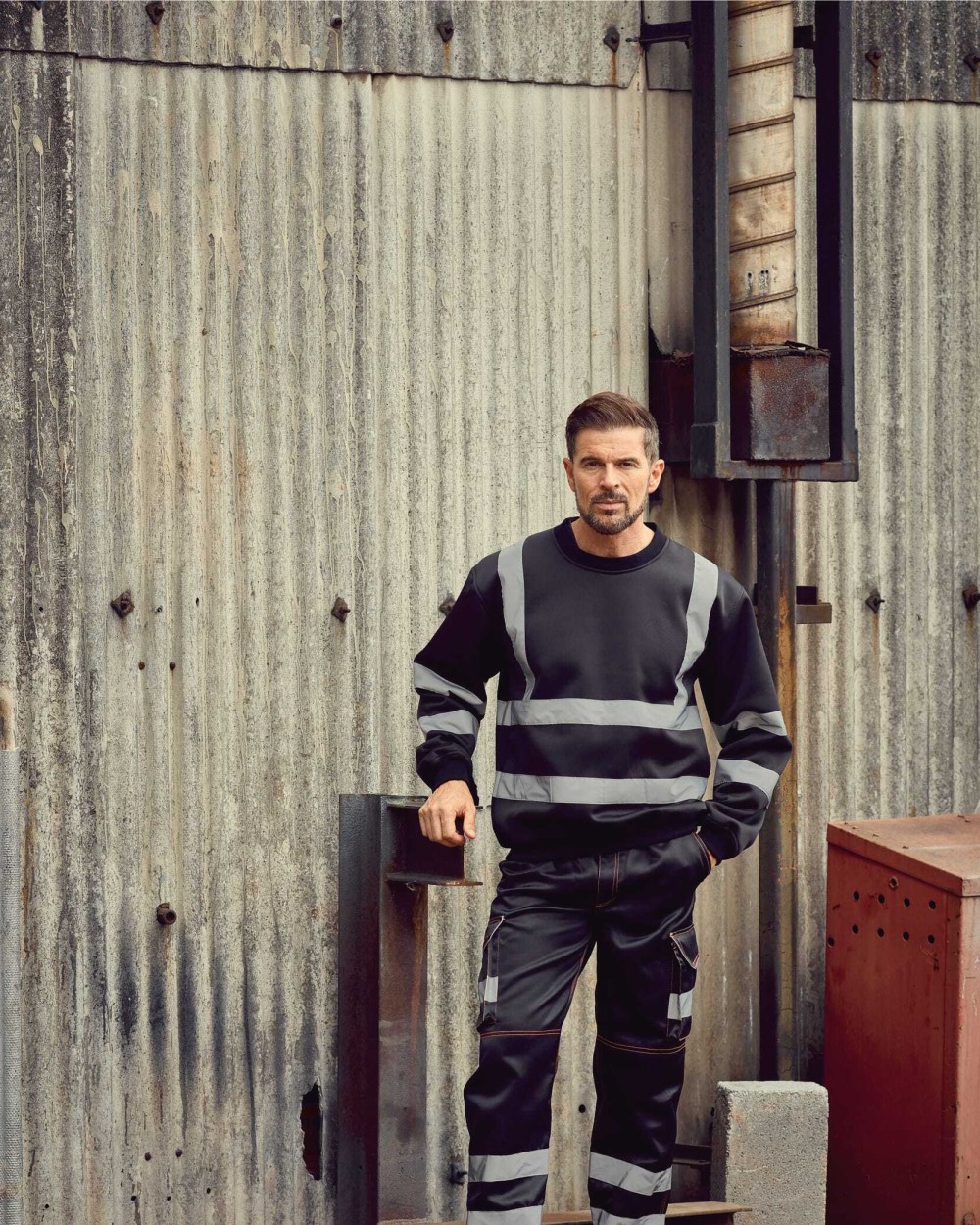 Sweat-shirts personnalisable YOKO Sweat-shirt haute visibilité col rond