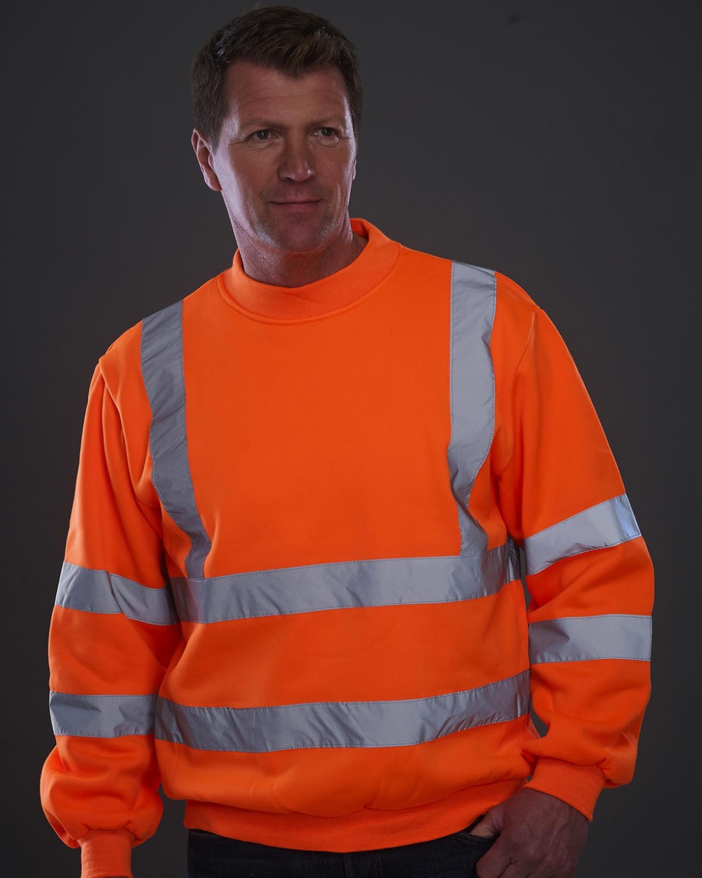 Sweat-shirts personnalisable YOKO Sweat-shirt haute visibilité col rond