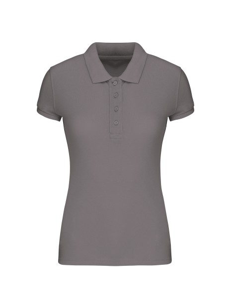 KARIBAN Polo piqué Bio manches courtes femme /api/colors/070298e7-316e-479f-936b-52a8c9806ba1 personnalisable