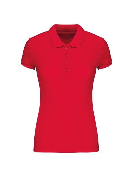 KARIBAN Polo piqué Bio manches courtes femme /api/colors/c953313a-9c9d-493b-934e-ddcf8fada2ae personnalisable