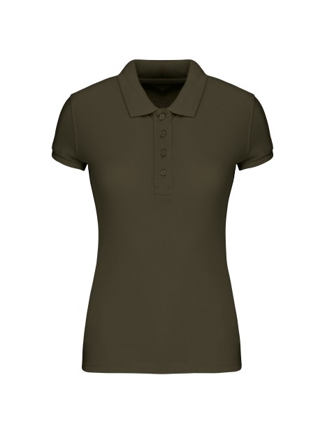 KARIBAN Polo piqué Bio manches courtes femme /api/colors/a9253c7c-62e7-48e4-a789-39039680a750 personnalisable